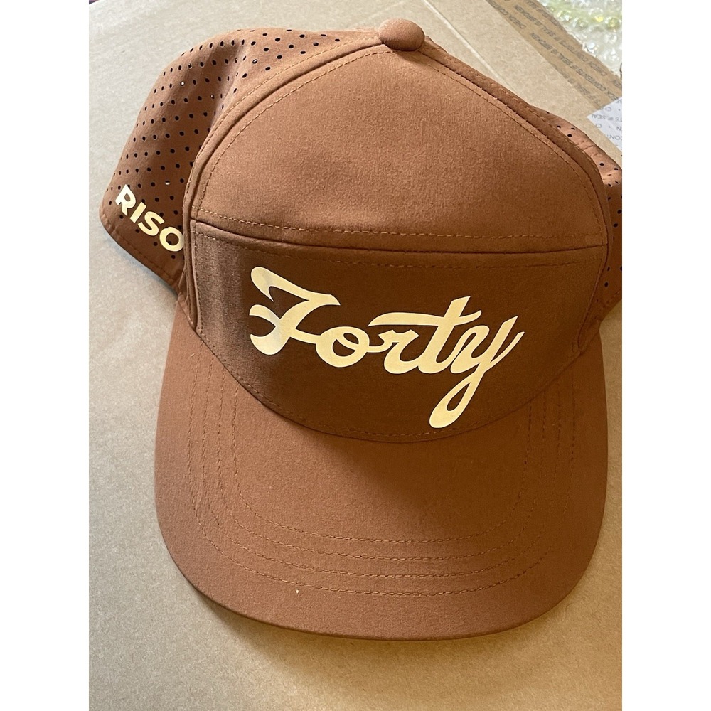 Frankie Jean Austin Texas Custom Snapback Hat Brown Nylon Mesh Sport Cap.